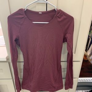 Lulu lemon long sleeve, size 4